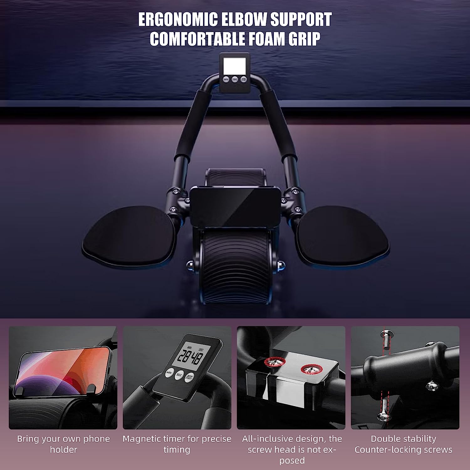 Supporto per il gomito Rimbalz - Ab Roller Wheel With Elbow Support recensione e prezzo
